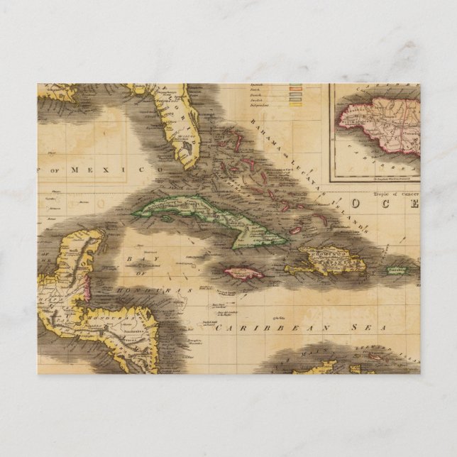 Väster Indien Vykort (Framsida)