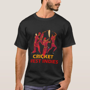 Väster Indies Cricket 2019 Fläkt Jersey T-Shirt