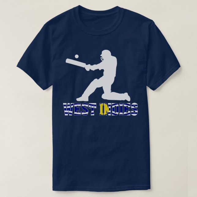 Väster Indies Cricket Fläkt Jersey 2023 Väster ind T Shirt (Design framsida)