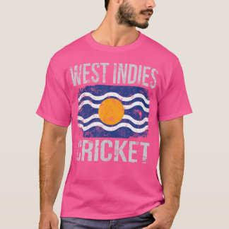 Väster Indies Cricket Väster Indian Flagga Cricket T Shirt
