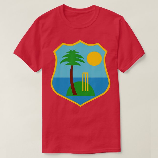 Väster Indies Windies Cricket Fläkt 1 T Shirt (Design framsida)