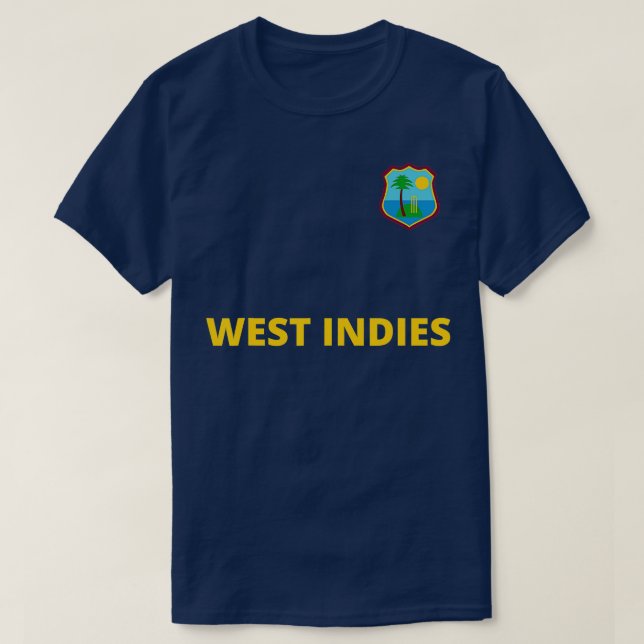 Väster Indies Windies Cricket Fläkt 2 T Shirt (Design framsida)