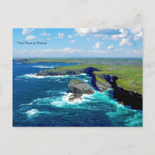 Väster Kusten i Irland Helg Vykort