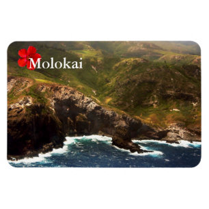 Väster Kusten i Molokai Magnet