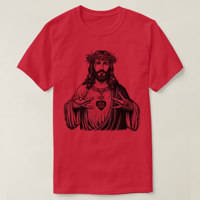 Väster Kusten Jesus T Shirt (Design framsida)