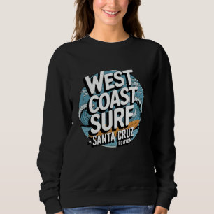 Väster Kusten Surfa Santa Cruz Retro Ocean Wave Gr T Shirt