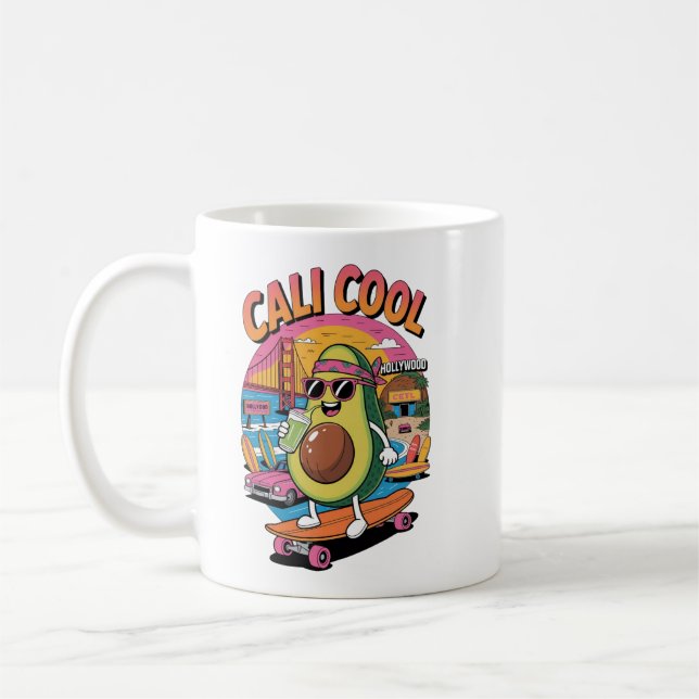Väster Kusten Vibes Avocado Kaffemugg (Vänster)