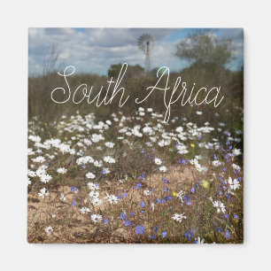 Väster Kusten Vild Afrika Flowers Vind Pump ZA Magnet