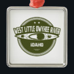 Väster Little Owyhee River Idaho Kayaking Julgransprydnad Metall<br><div class="desc">Floden Little Owyhee i Oregon är en biflod av floden Owyhee nära Nevada-Oregon gräns nära samhället McDermitt i Nevada. Omkring 57 sjömil (91, 7 km) flyter floden öster vid Hjort Flat och till Louse Canyon.</div>