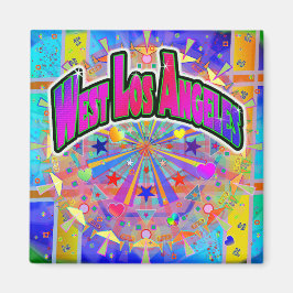 Väster Los Angeles Cosmic Unity Magnet