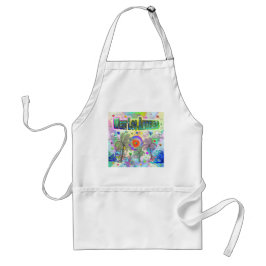Väster Los Angeles Deep Dream Apron Förkläde
