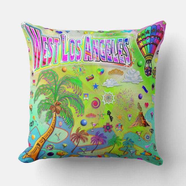 Väster Los Angeles Timless Melody Pillow Kudde (Framsida)