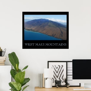 Väster Maui Mountains Poster