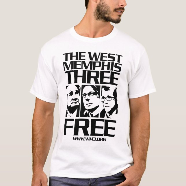 Väster Memphis Three. Fri. Ljus T Shirt (Framsida)