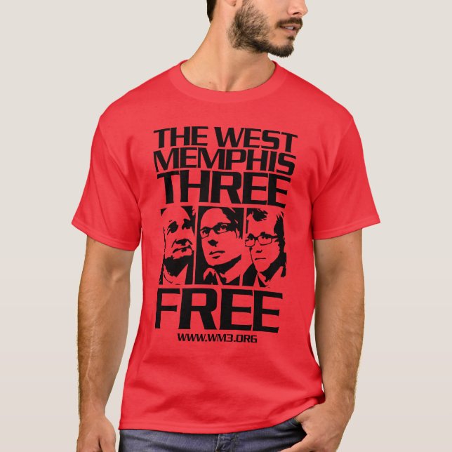 Väster Memphis Three. Fri. Mörk Tröja (Framsida)