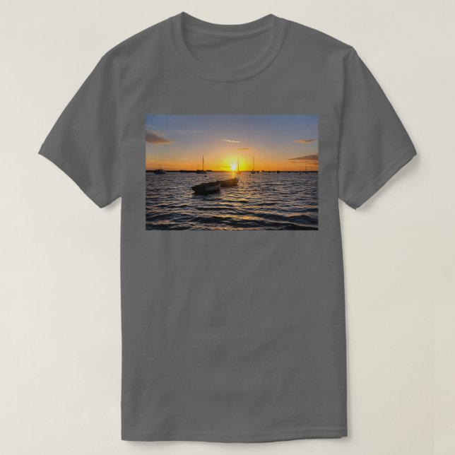 Väster Mersea Sunset 4 T Shirt (Design framsida)