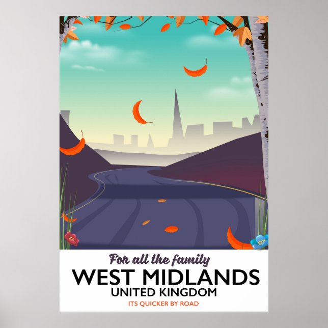 Väster Midlands, Förenade kungariket Poster (Framsidan)