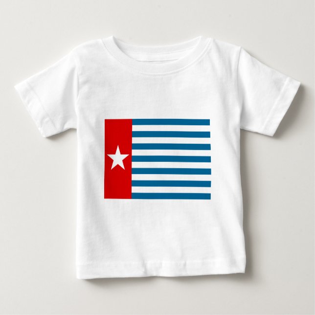 väster papua t shirt (Framsida)