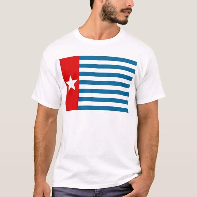 väster papua t shirt (Framsida)