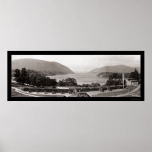 Väster pekar NY-fotoet 1909 Poster