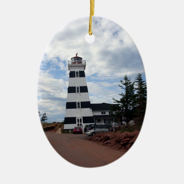 Väster pekar, PEI-prydnaden Julgransprydnad Keramik (Framsidan)