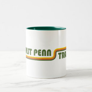Väster Penn Trail Pennsylvania Två-Tonad Mugg