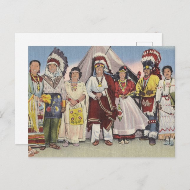 Väster Plains anda Vykort (Fram/baksida)