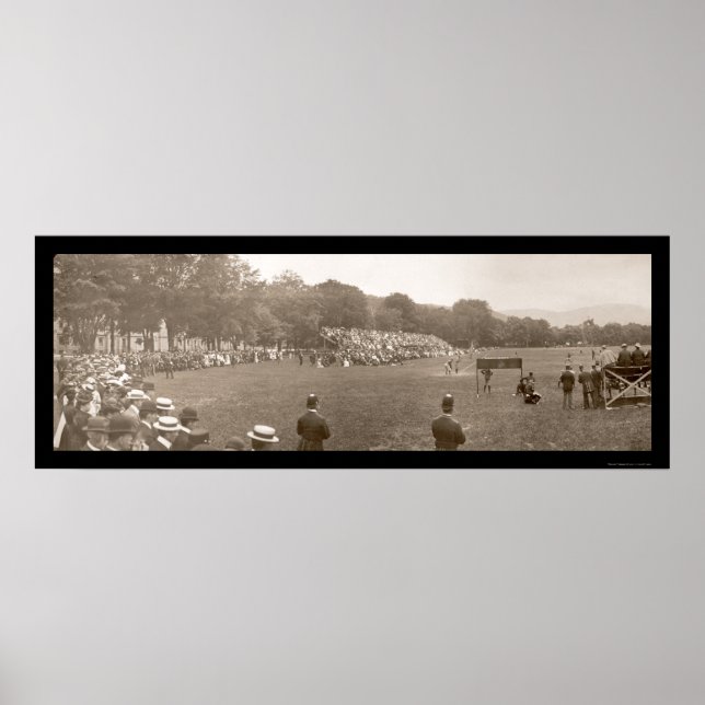 Väster Point Baseball Photo 1902 Poster (Framsidan)