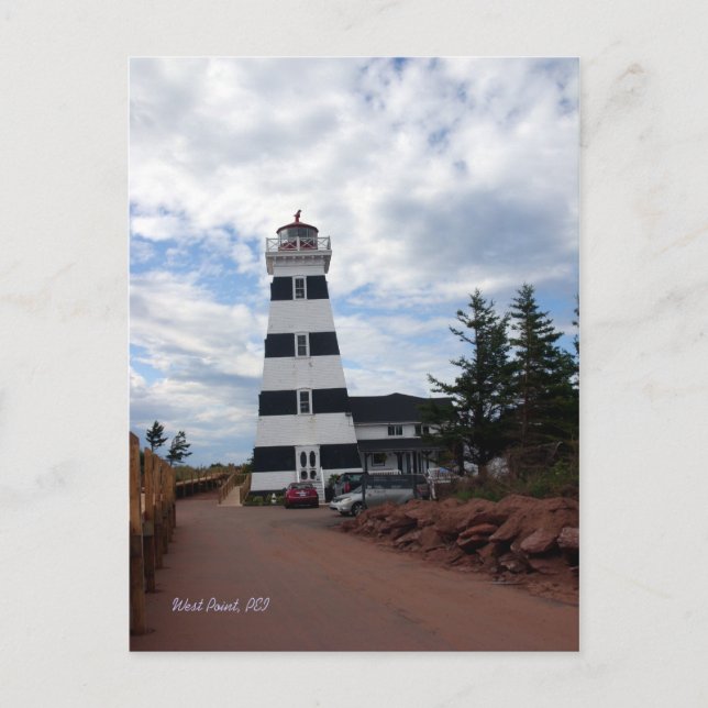 Väster Point, PEI-vykort Vykort (Framsida)