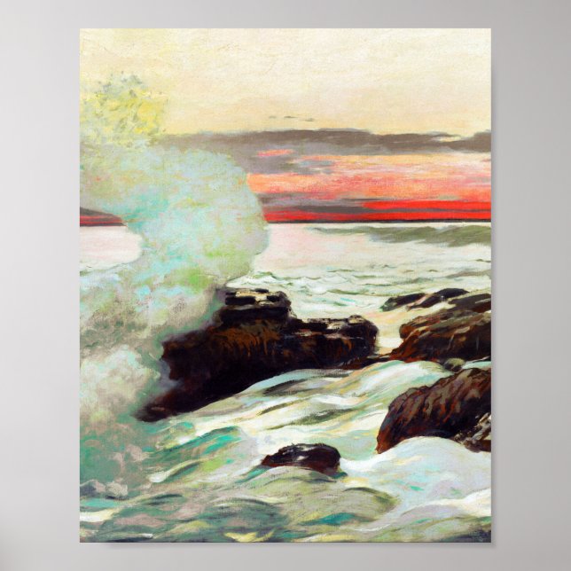Väster Point, Prout's Nacke av Winslow Homer Poster (Framsidan)