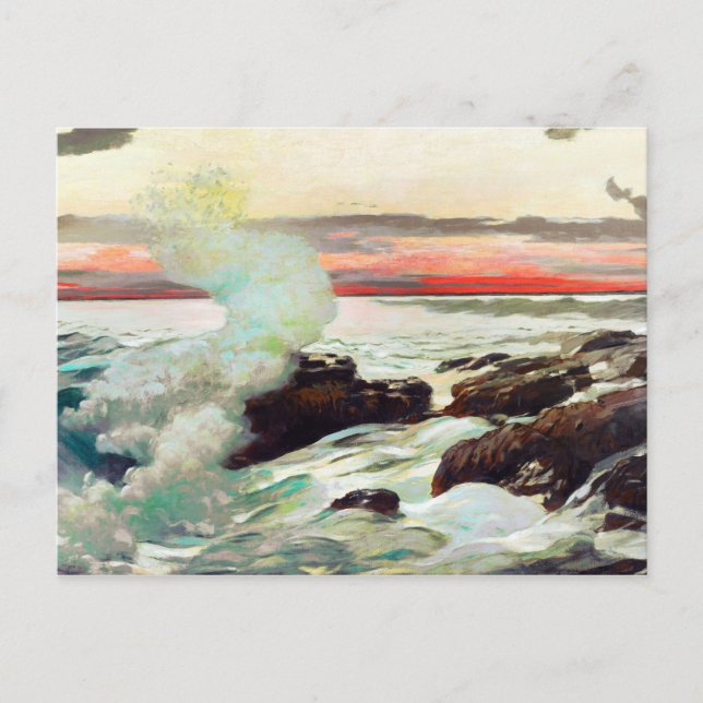 Väster Point, Prout's Nacke av Winslow Homer Vykort (Framsida)