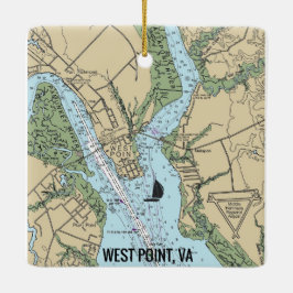 Väster Point VA-diagram Julgransprydnad Keramik