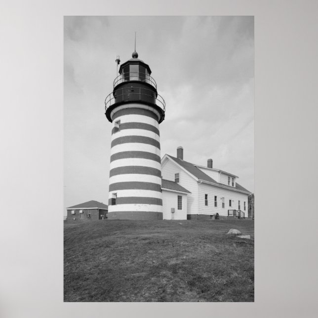 Väster Quoddy Head Light Station Poster (Framsidan)