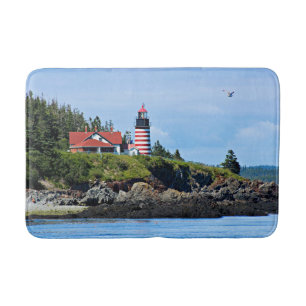 Väster Quoddy Head Lighthouse, Maine Badrumsmatta