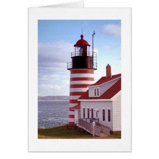 Väster Quoddy Head Lighthouse OBS Kort