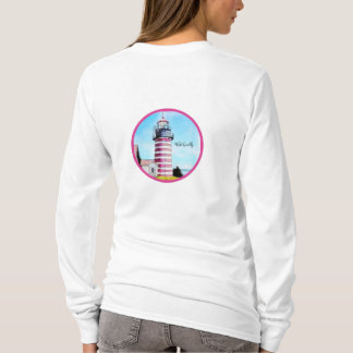 Väster Quoddy Head Lubec Maine Lighthouse T Shirt