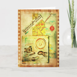 Väster Roadtrip med Jack Kerouc-citat Kort