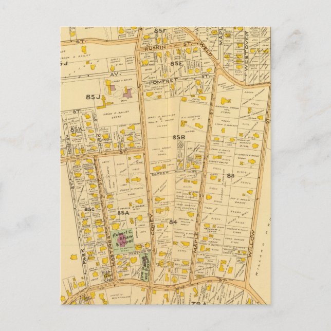 Väster Roxbury, Massachusetts 2 Vykort (Framsida)