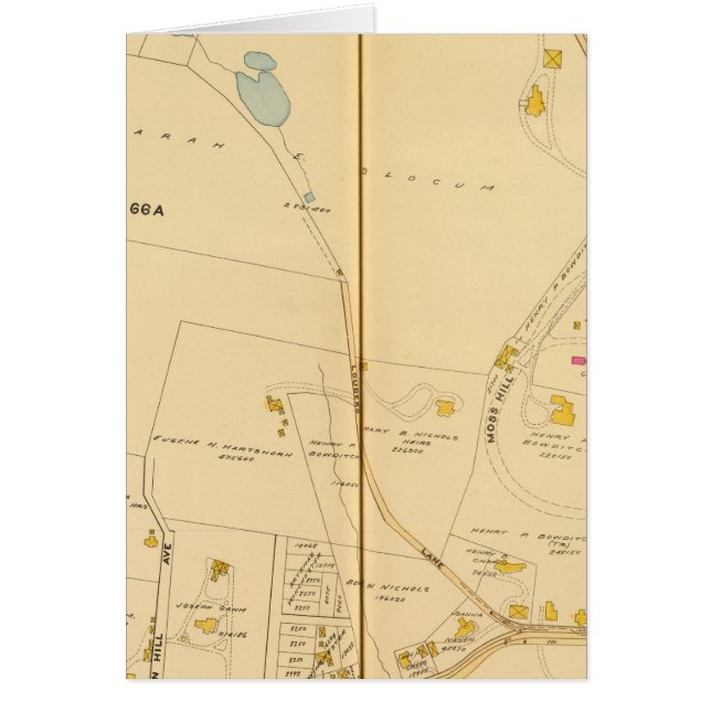 Väster Roxbury, Massachusetts 6 Hälsningskort (Framsidan)