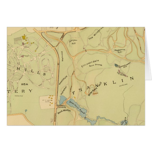 Väster Roxbury, Massachusetts 7 Hälsningskort (Framsidan Horizontal)