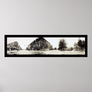 Väster Saginaw Michigan Photo 1912 Poster