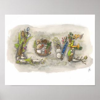 Väster Seattle Lincoln Park "Kärlek Sten" poster