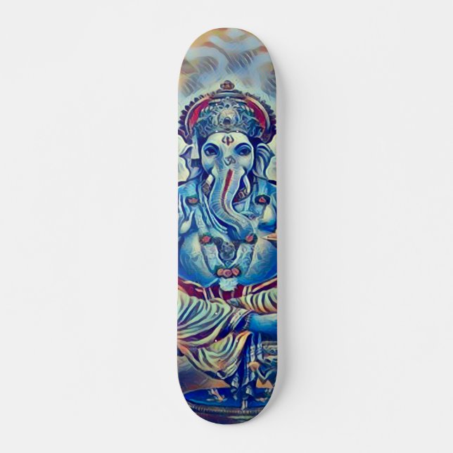 Väster Side Ganesha Indie Inslag Anpassningsbar Pr Skateboard Bräda 21,5 Cm (Framsida)