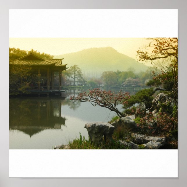 väster sjö, China Poster (Framsidan)