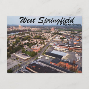 Väster Springifled Massachusetts Postcard Vykort