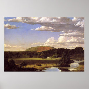 Väster Sten, New Haven Frederic Edwin Church Poster