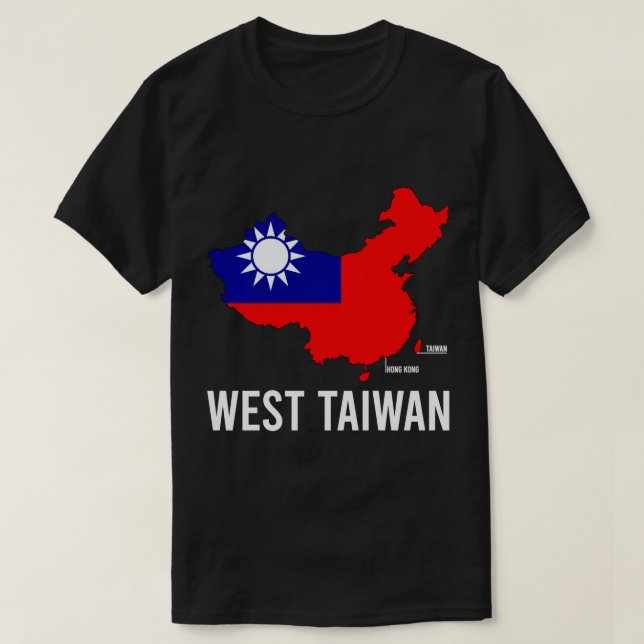 Väster Taiwan Shirt Väster Taiwan TShirt Väster Ta T Shirt (Design framsida)