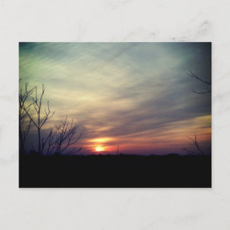 Väster Texas sunrise Vykort