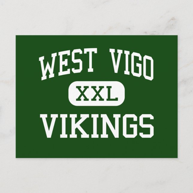 Väster Vigo - Vikings - High - Väster Terre Haute Vykort (Framsida)