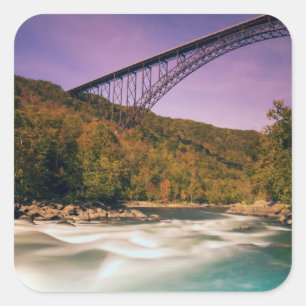 Väster Virginia, Babcock State Park Fyrkantigt Klistermärke